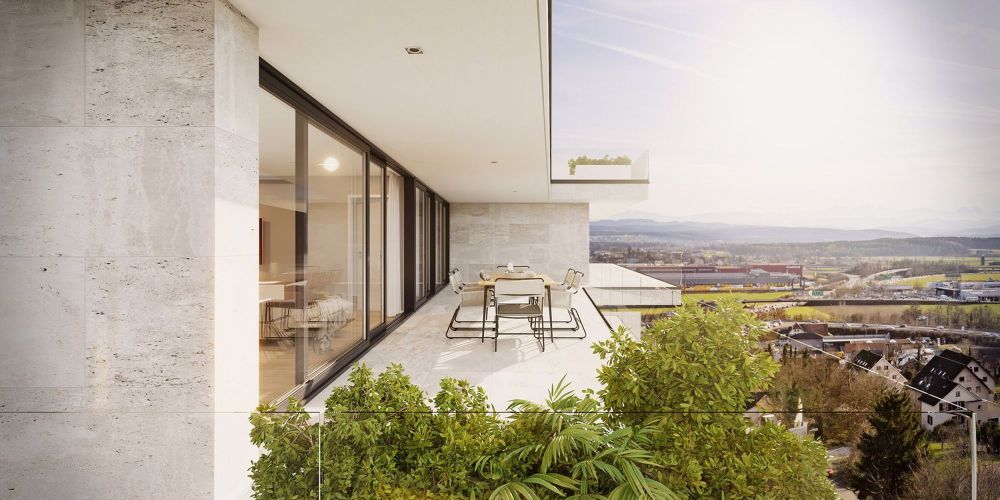Moderne 3.5-Zimmer Terrassenwohnung mit privater Aussichtslage – Belvedere Egerkingen - Bild 3