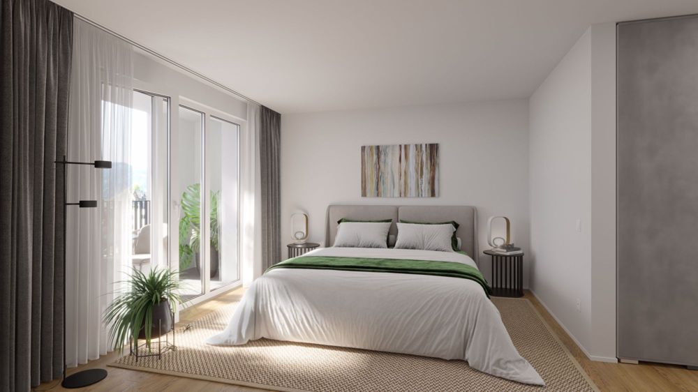 Gärbi - Modernes Wohnen unweit des Dorfzentrums - Schlafzimmer