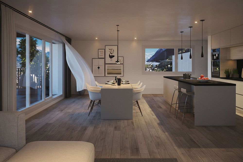 3,5 Zimmer von Ausnahme in Chalais - fast 100m2! - Bild 12