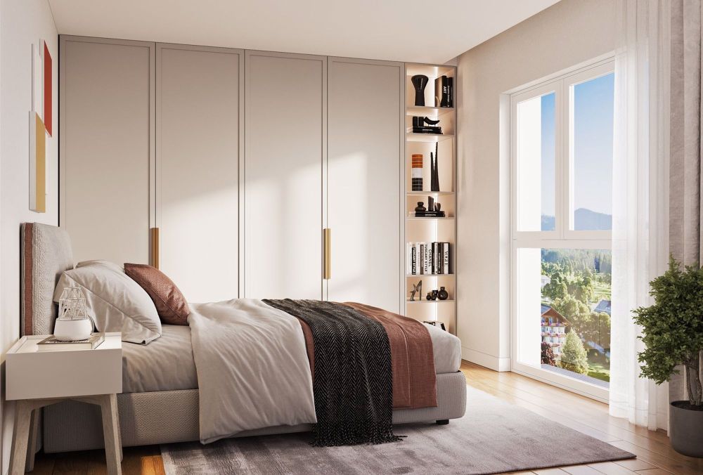 Wohnungsangebot von 20 Apartments mit Bergblick in Charrat - Bild 5