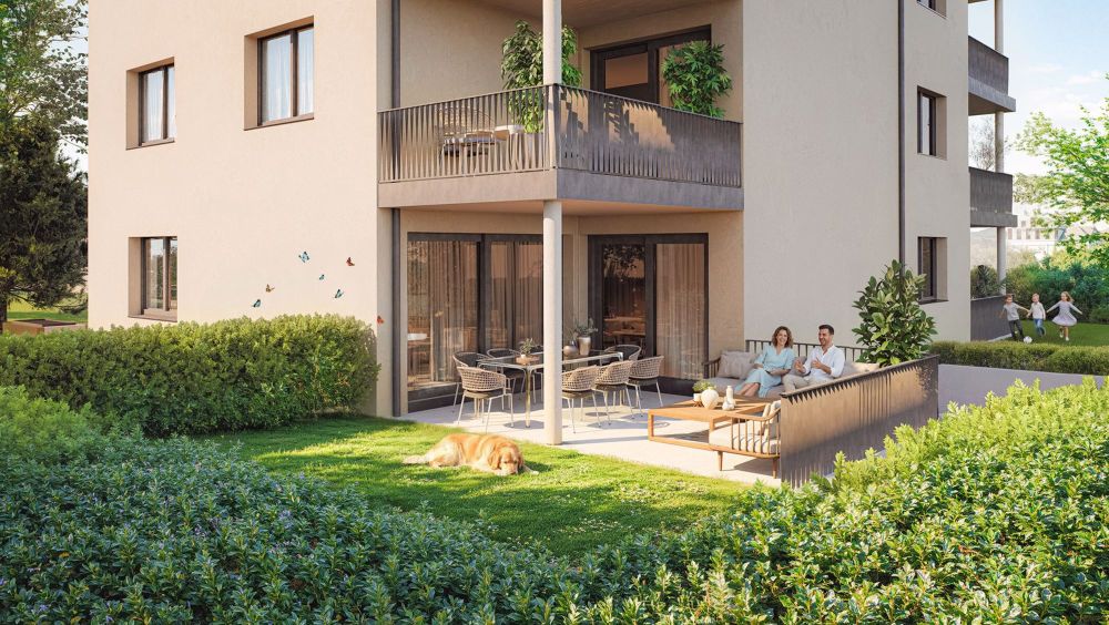 Neubau: 4.5-Zimmer-Maisonette-Gartenwohnung mit Atelier - The Letten - Bild 2