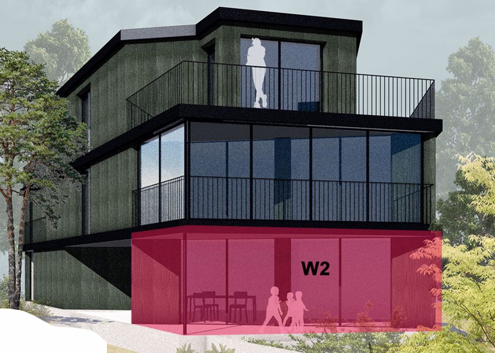 Helle und grösszügige 2.5-Zimmer-Wohnung mit Weitsicht und Garten mit 63qm - W2 - Bild 2