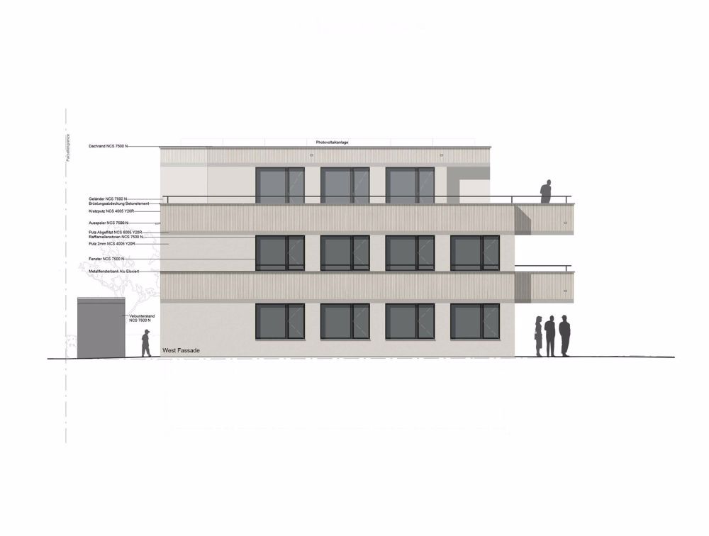 Neubau 4-Familienhaus mit Gartenwohnung und Attika - Bild 5