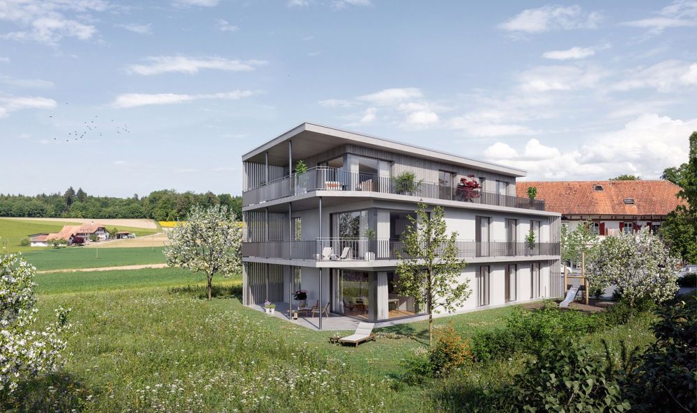 Wohntraum mit grossem Gartenanteil und Blick ins Grüne - Bild 1