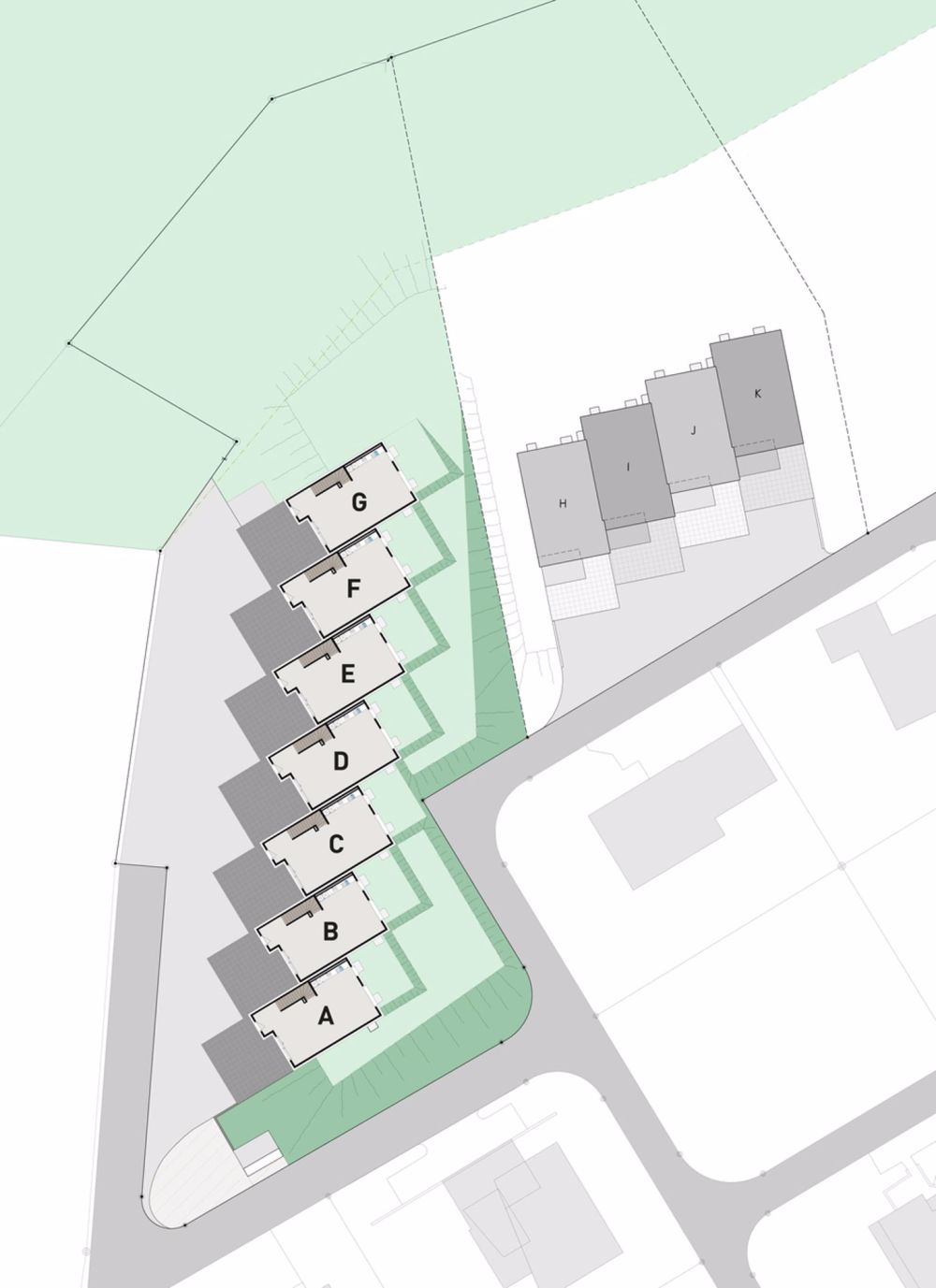 7 villas contiguës (3 déjà réservées) sur plan à 3 minutes de Marly - Bild 11