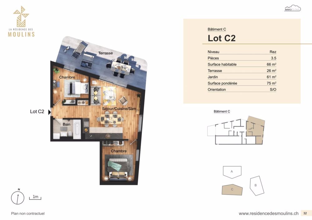 Jardin privatif de 61m2 et terrasse ! - Bild 2
