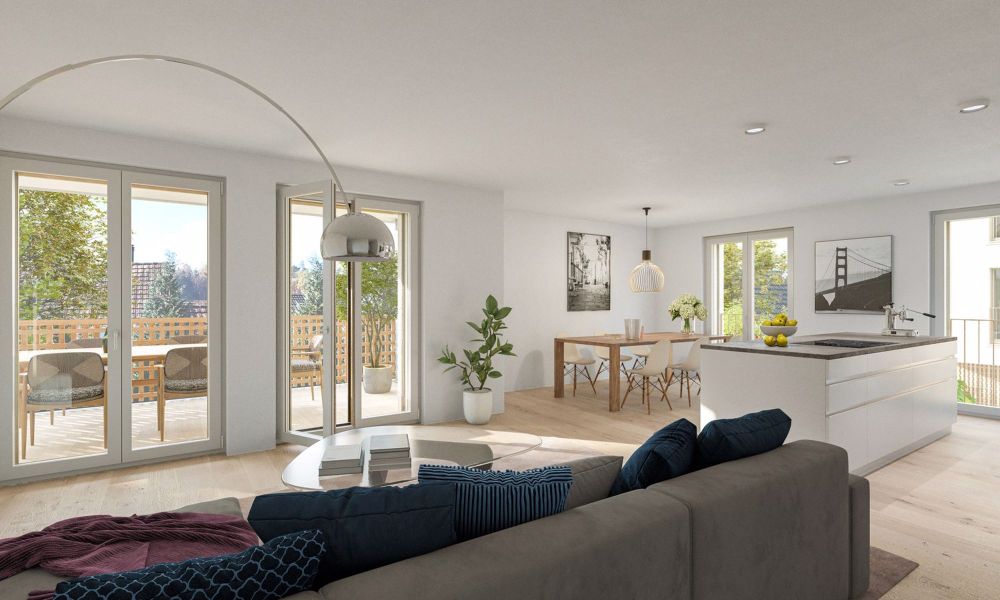 Moderne 4.5-Zimmer-Dachwohnung mit Balkon in Zweidlen - Bild 5