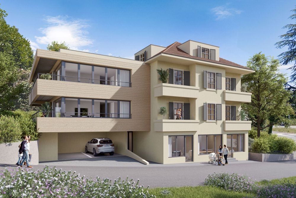 Wohnung mit 2.5 Zimmern zum Verkauf auf Plan - Bild 1