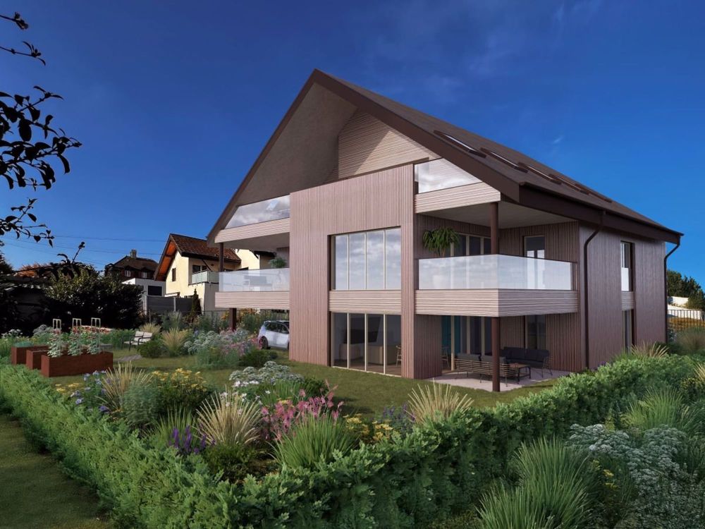 Promotion Jardins 8 - Lot 4 / Attika mit 4,5 Zimmern und großen Terrassen - Bild 2