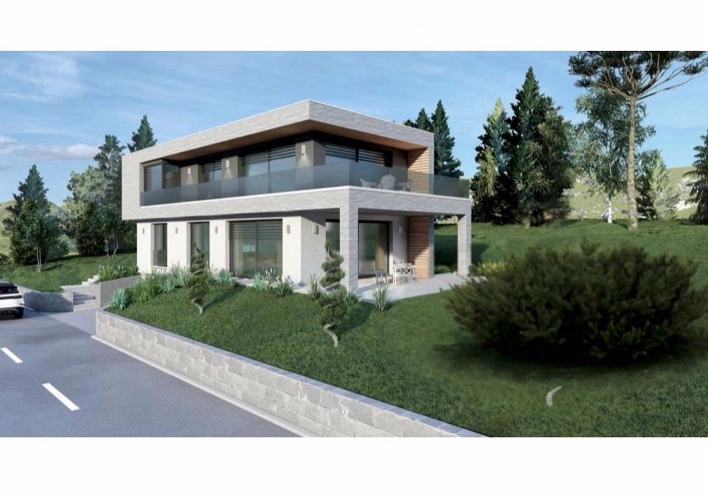 Neubau-Einfamilienhaus in Mümliswil – moderne Architektur, traumhafte Aussicht - Bild 1