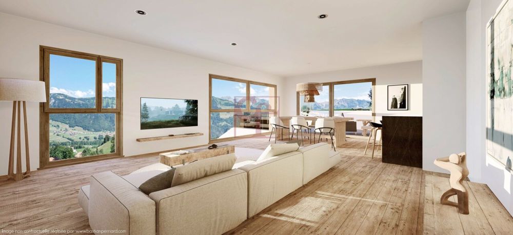 Enney - Résidence de l'Ondine - Appartement neuf de 4.5 pcs - Lumineux séjour