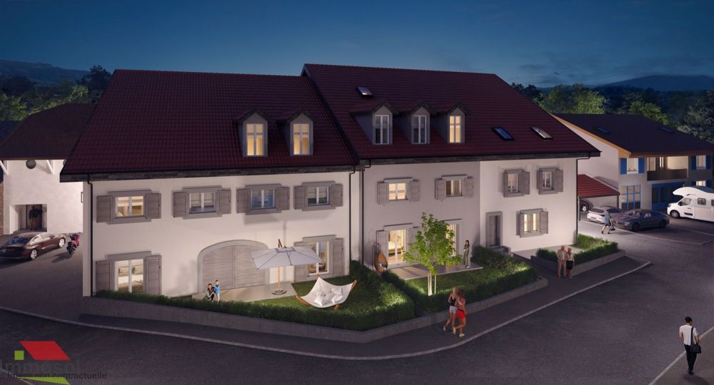 Orny - 4.5 pièces - Appartement rez-de-chausée avec Jardin - Immosol | Orny | Perpective
