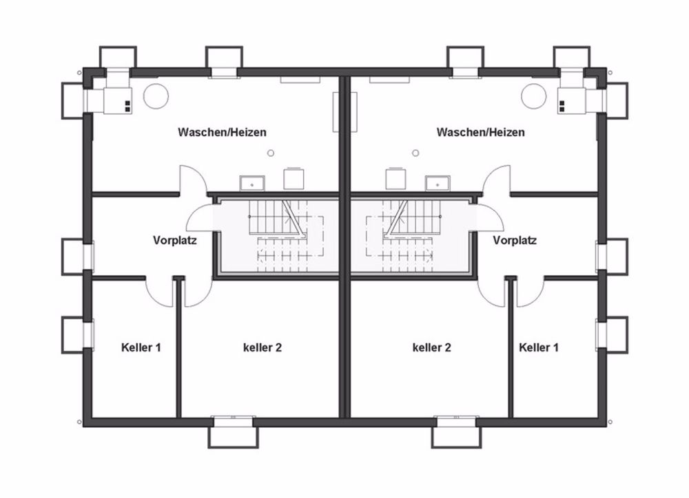 Neubauprojekt: Exklusives Doppel-Einfamilienhaus Flexibel, Modern & - Untergeschoss