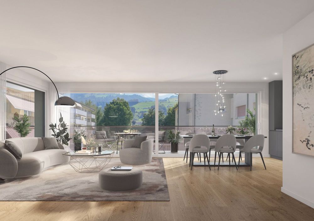 Luxuriöse 3.5-Zimmerwohnung mit hochwertigen Materialien - Bild 2