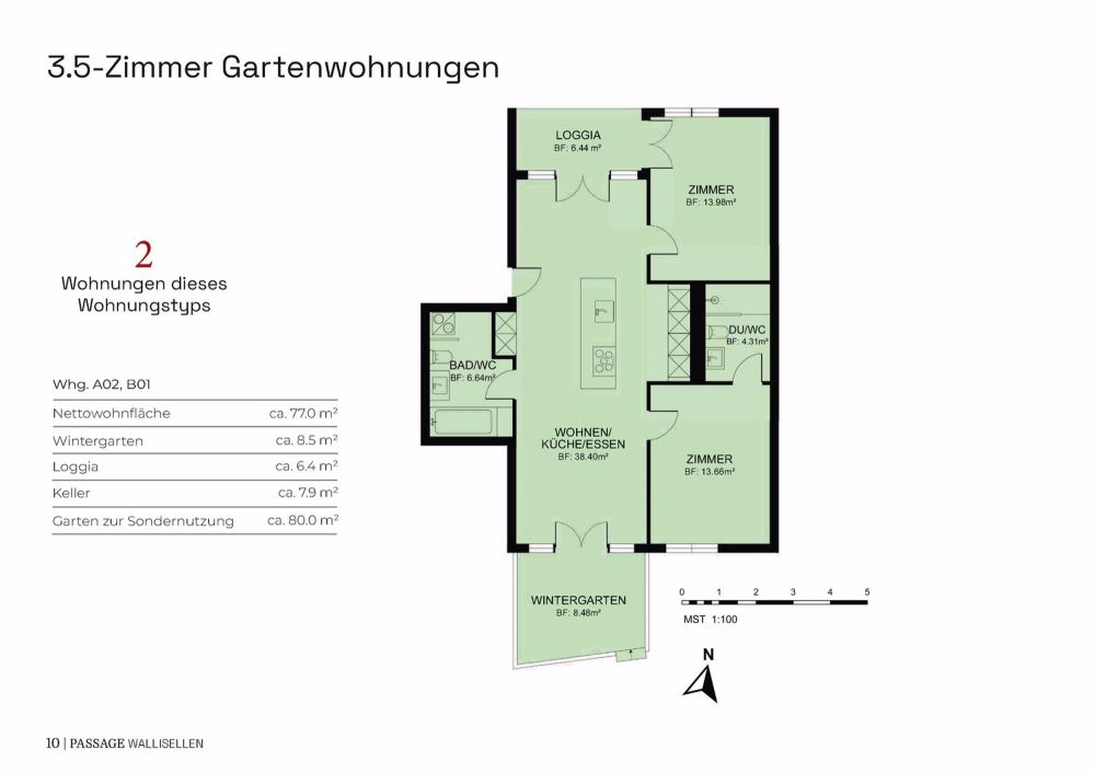 PASSAGE-WALLISELLEN, 16 Eigentumswohnungen - Bild 7