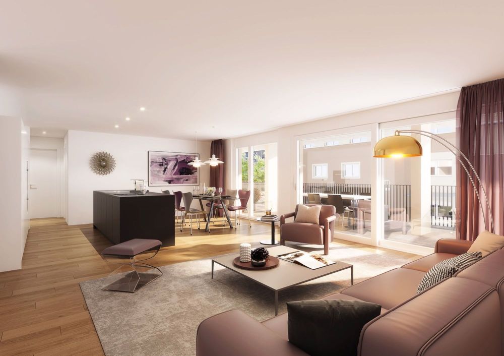 Zentral wohnen in Recherswil: 4.5-Zimmer-Obergeschoss-Wohnung - Bild 1