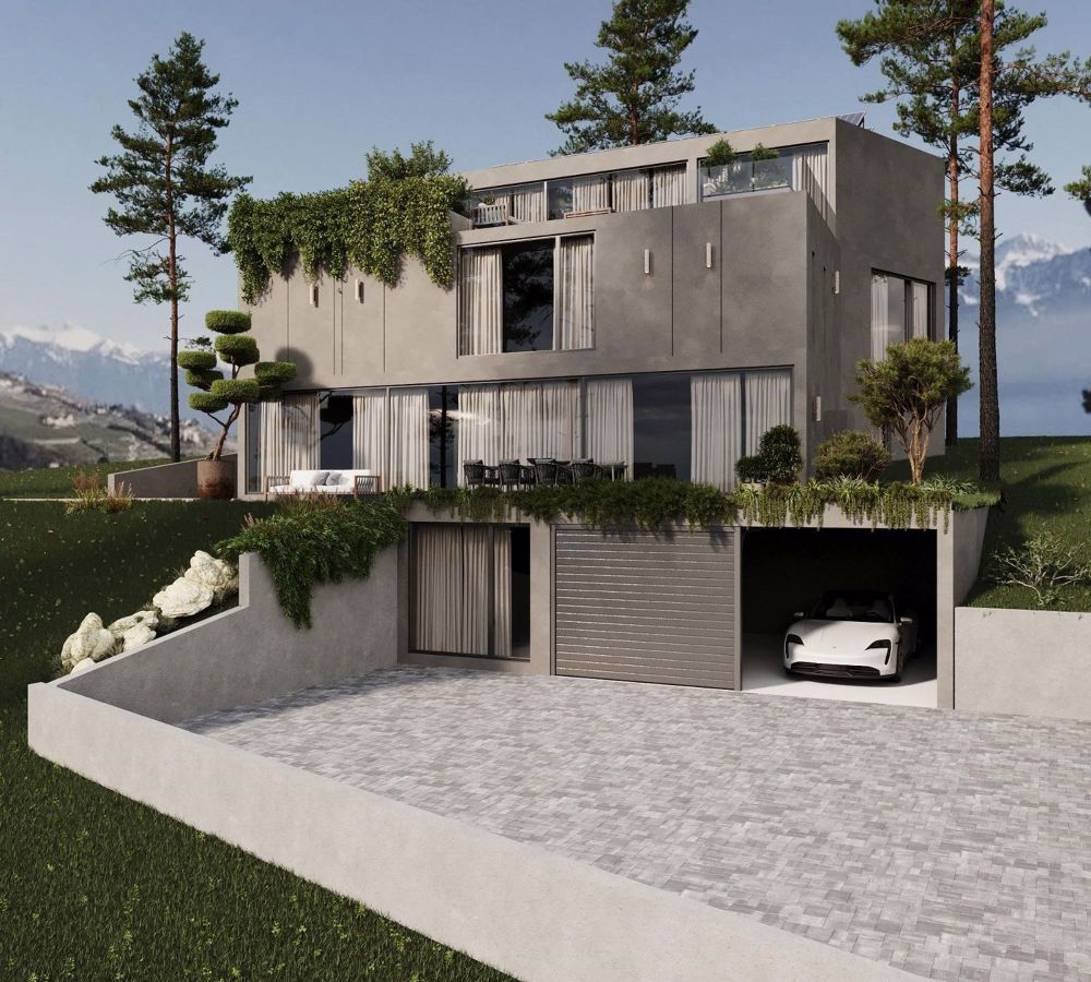 Villa in Lutry mit atemberaubendem Blick auf den See und die Berge - Bild 2