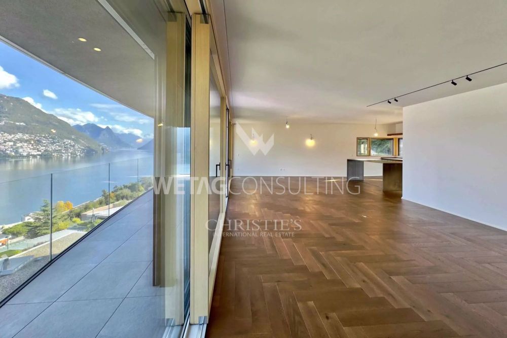 Moderne Neubauwohnung mit Terrasse und atemberaubendem Blick auf den See zum Verkauf in Lugano-Paradiso - Bild 5