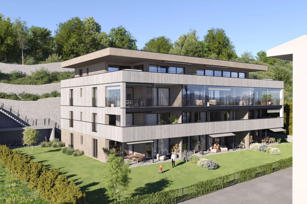 Grosszügige 3 1/2-Zimmer Gartenwohnung mit Reduit/Büro - Neubau! - Bild 1