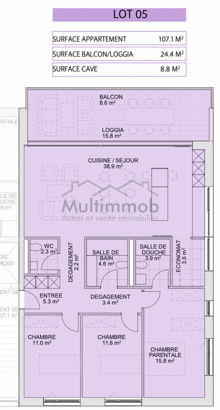 Neue Wohnung mit drei Zimmern in einem privilegierten Wohngebiet in Aubonne - Bild 4