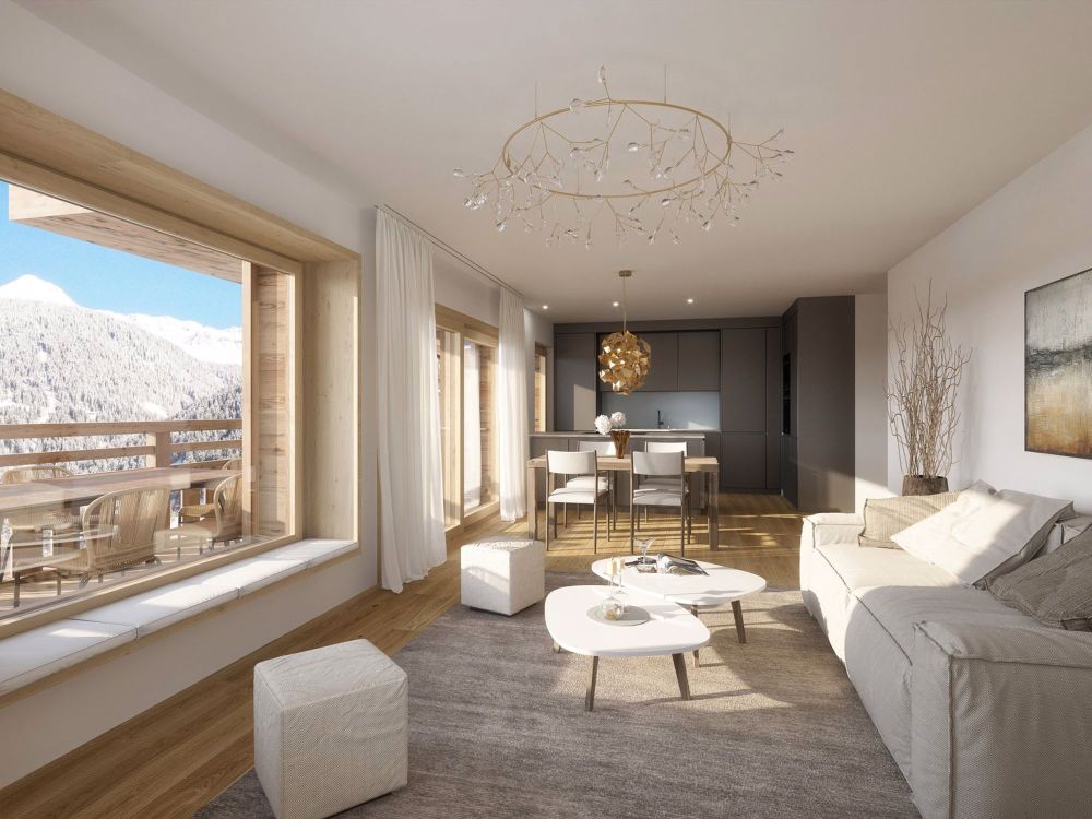 Exklusive 3.5-Zimmer-Wohnung in Klosters mit atemberaubendem Bergblick als Erstwohnsitz - Bild 2