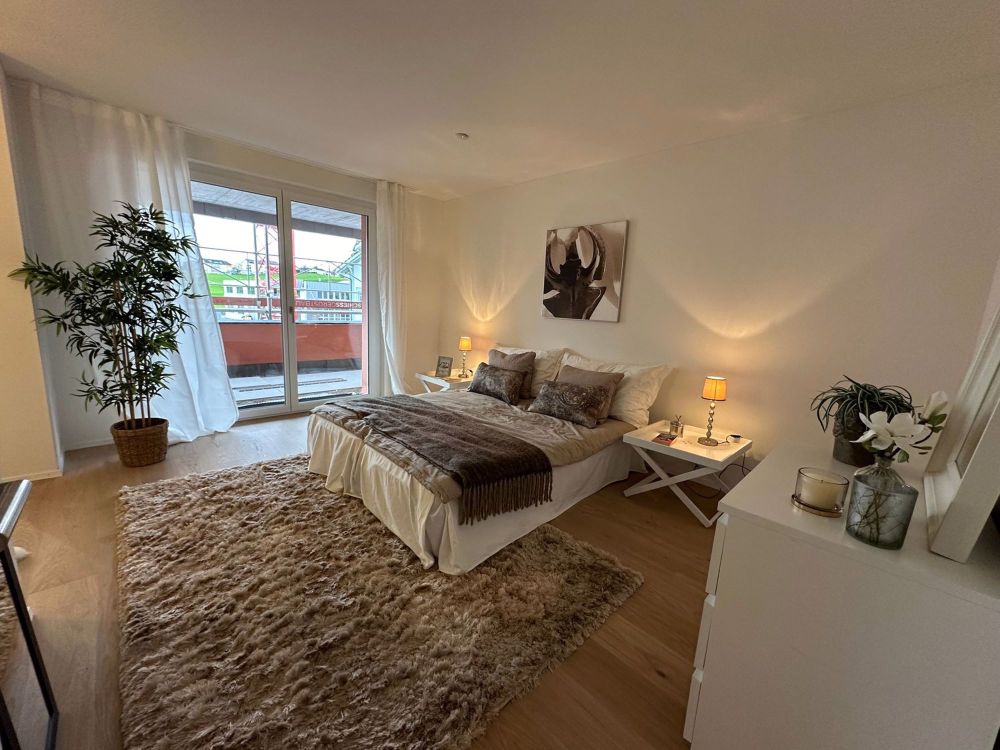 Neubau 4.5-Zimmer-Wohnung mit 45 m² Balkon, sofort bezugsbereit - Bild 6