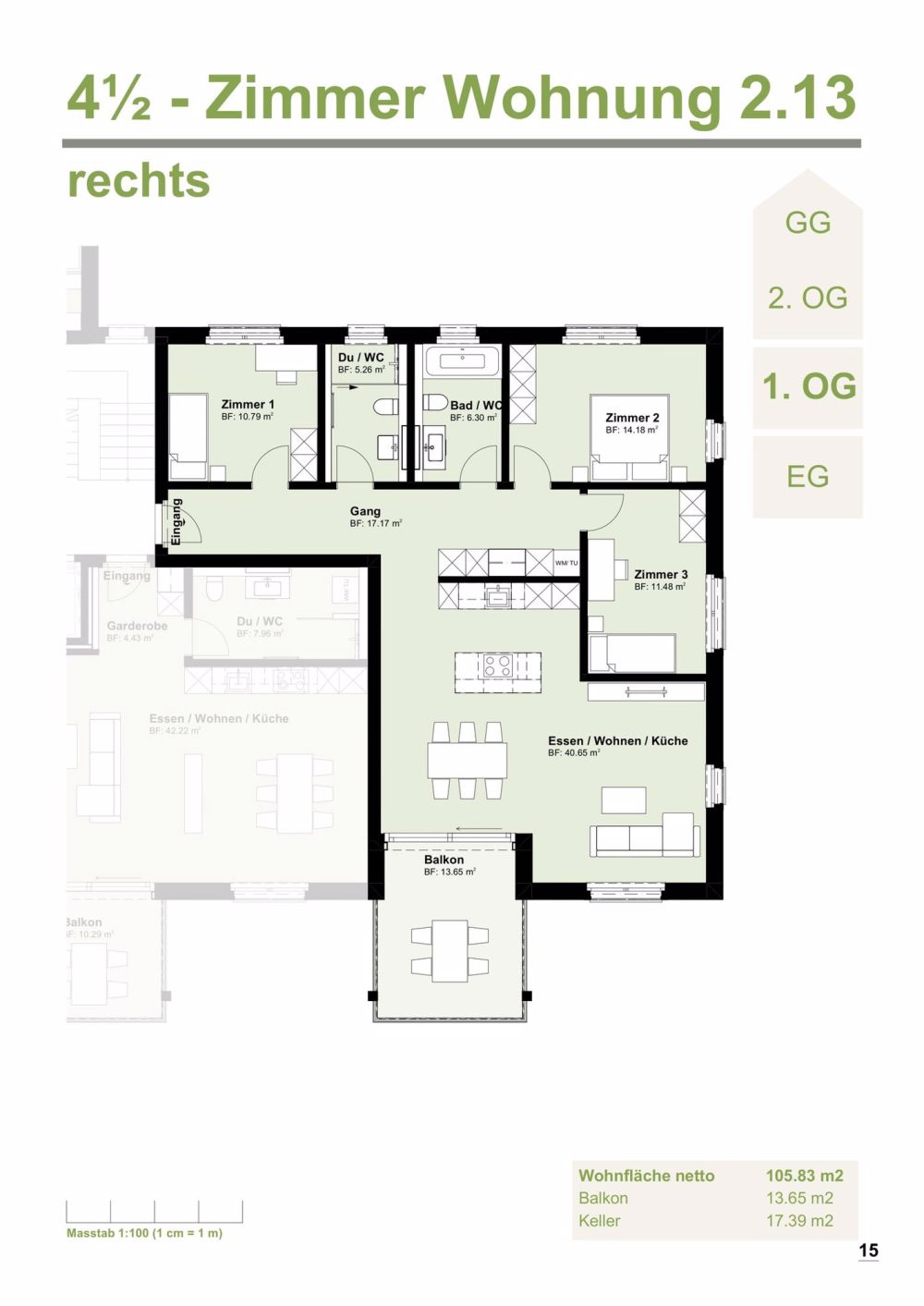 Attraktive Neubau-Renditeliegenschaft in Bleienbach – 2 Mehrfamilienhäuser mit je 8 Wohnungen - Bild 10