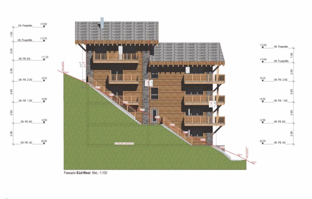 Erstklassiges Neubauprojekt in Zermatt Hotel oder 4 Duplexwohnungen - Erstwohnsi - Bild 13