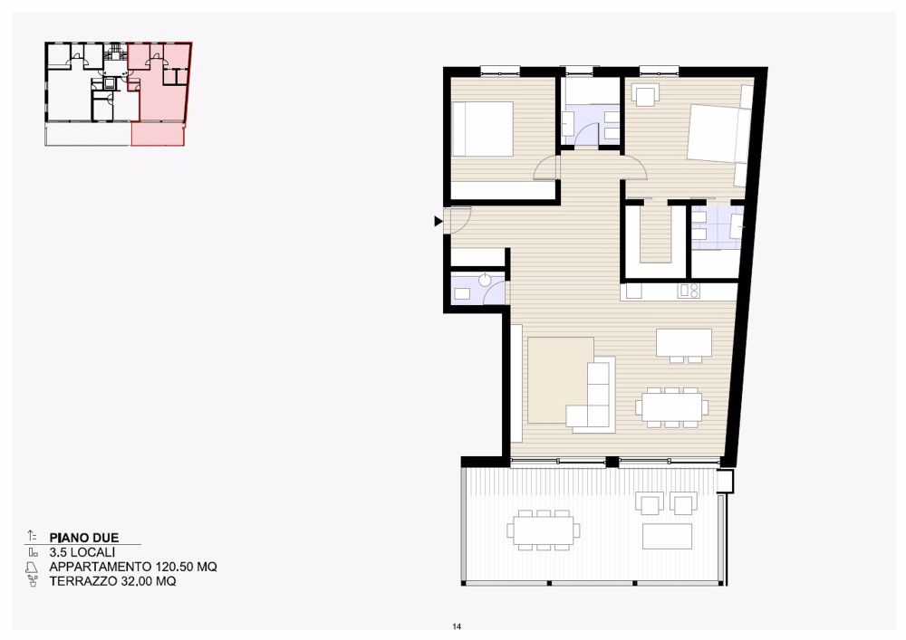 Residenza Selva - 3.5-Zimmer-Wohnung in Massagno - Bild 6