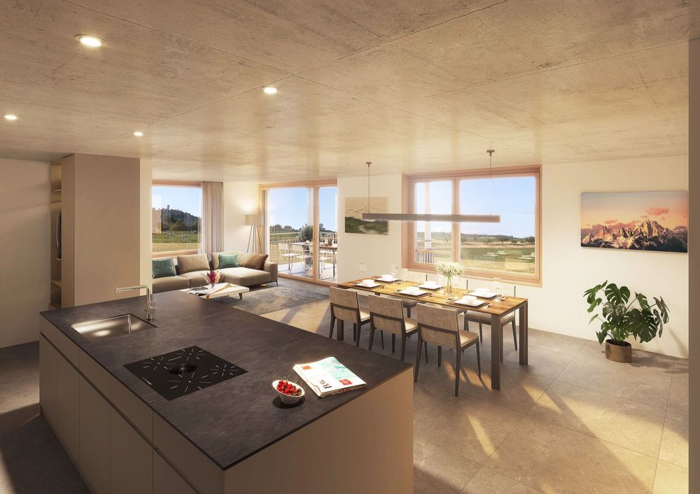 5 1/2 Zimmer-Eigentumswohnungen EG oder DG mit Fernsicht in Seedorf! - Bild 3