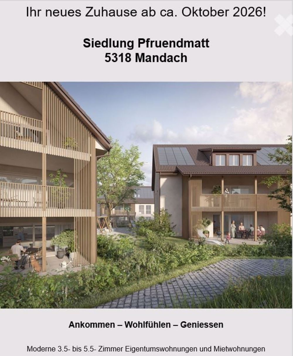 Herrliche helle 4. 1/2 Zimmerwohnung im Erdgeschoss, mit grossem Sitzplatz / Garten. - Bild 5