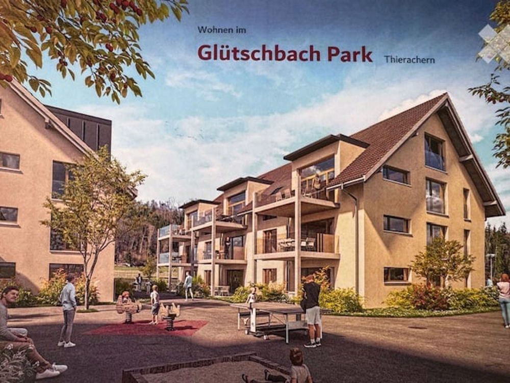 Moderne 2.5-Zimmer-Wohnung in Thierachern - Bild 1