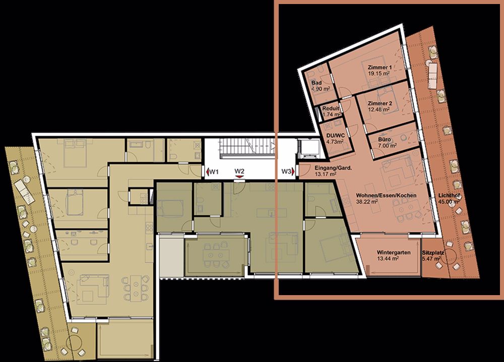 Exklusive Gartenwohnung mit hoher Energieeffizienz und unverbaubarer Aussicht.Neue Preise! - W3 - Bild 4