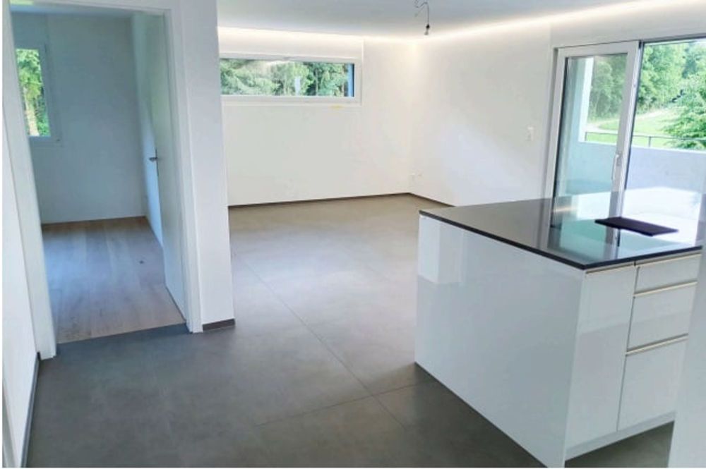 Wohnen in der steuergünstigen Gemeinde Obergerlafingen - Küche + Wohnzimmer111
