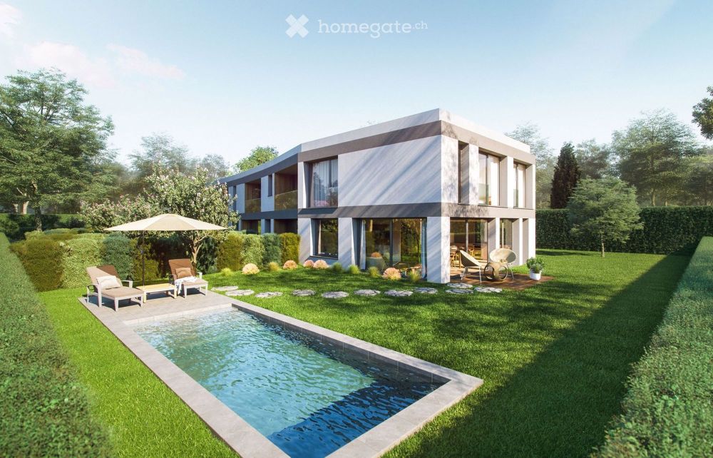 Villa en pignon à Thônex _ villa E _ option piscine - Bild 1