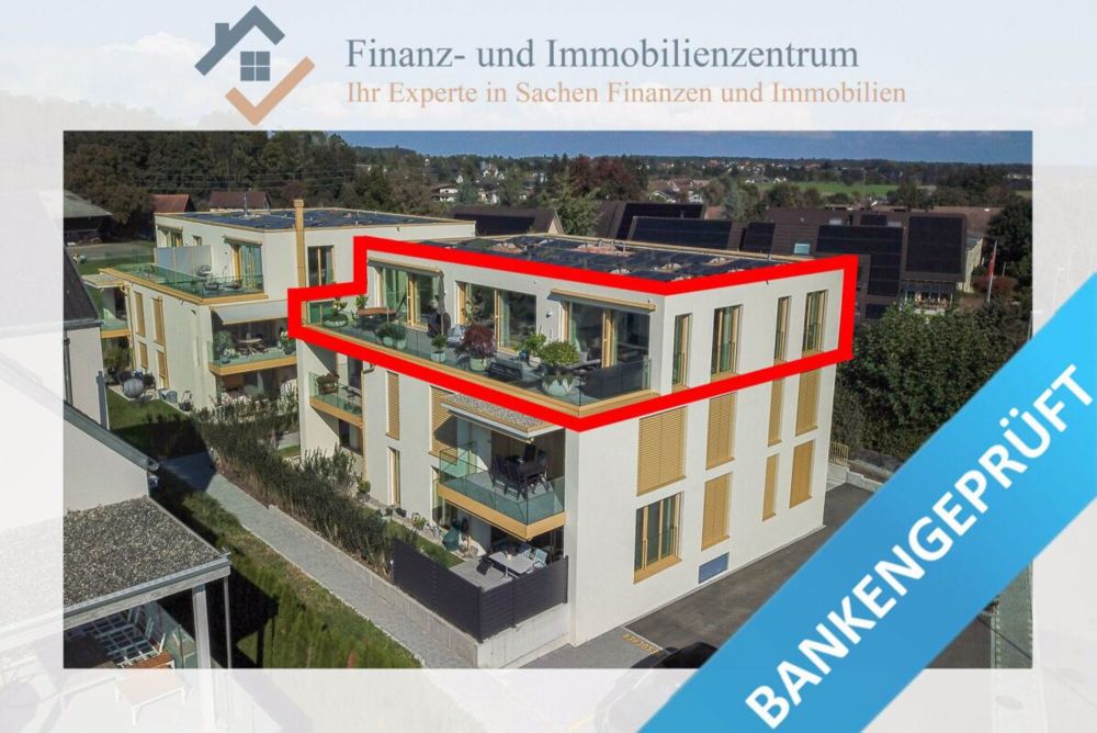 Luxuriöse 4.5-Zimmer-Attikawohnung mit idyllischem Blick ins Grüne - Titelbild