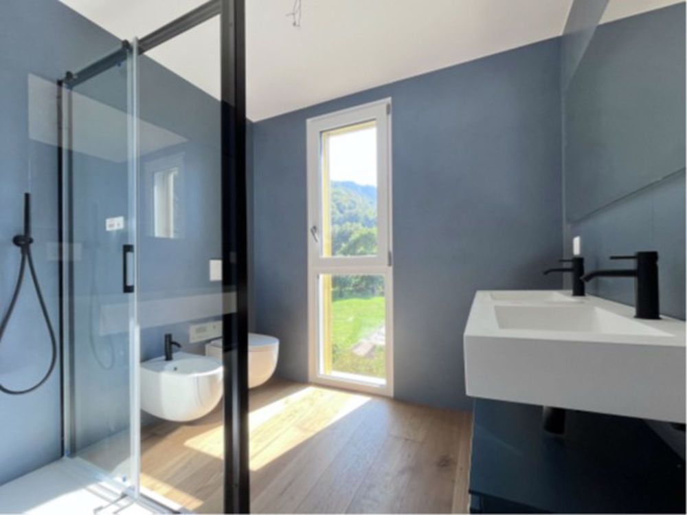 Dachgeschoss 4.5 Zimmer mit Terrassen und Seeblick in Brusino Arsizio - Bild 9