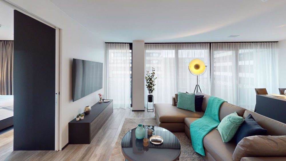 Voll ausgestattete und möblierte Wohnung mit Balkon - Mindestmietdauer 1 Monat - Bild 2