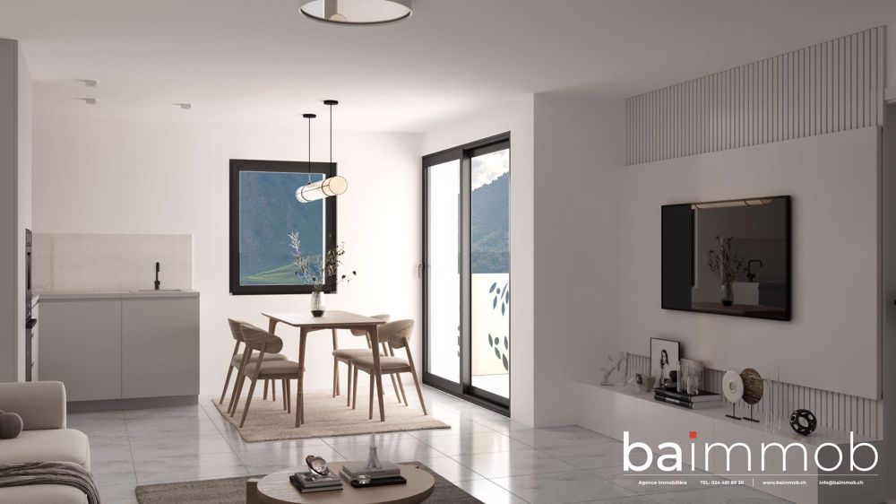 Magnifique appartement de 3,5 pièces avec vue panoramique à Port-Valais - Bild 2