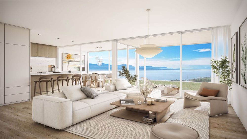 LETZTE VERFÜGBARE LOTS: zeitgenössische 4,5-Zimmer-Wohnungen mit Blick auf den Genfersee - Bild 8