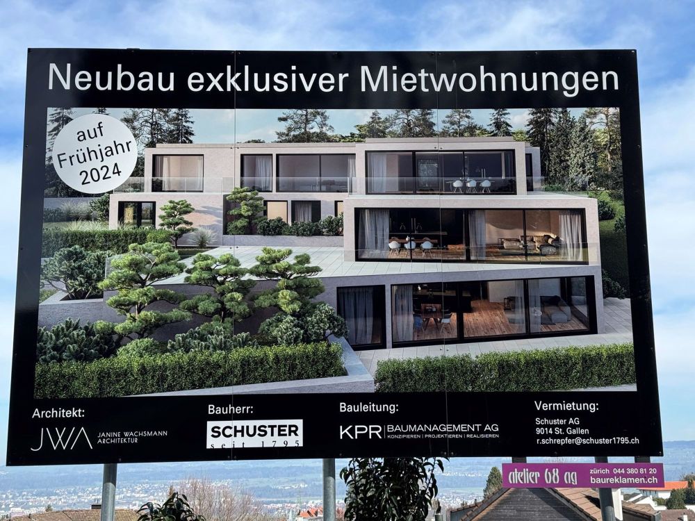 Neubau-Wohnung mit 172m2 Wohnfläche und zwei grossen Bastelräumen/Kellern - Bild 1