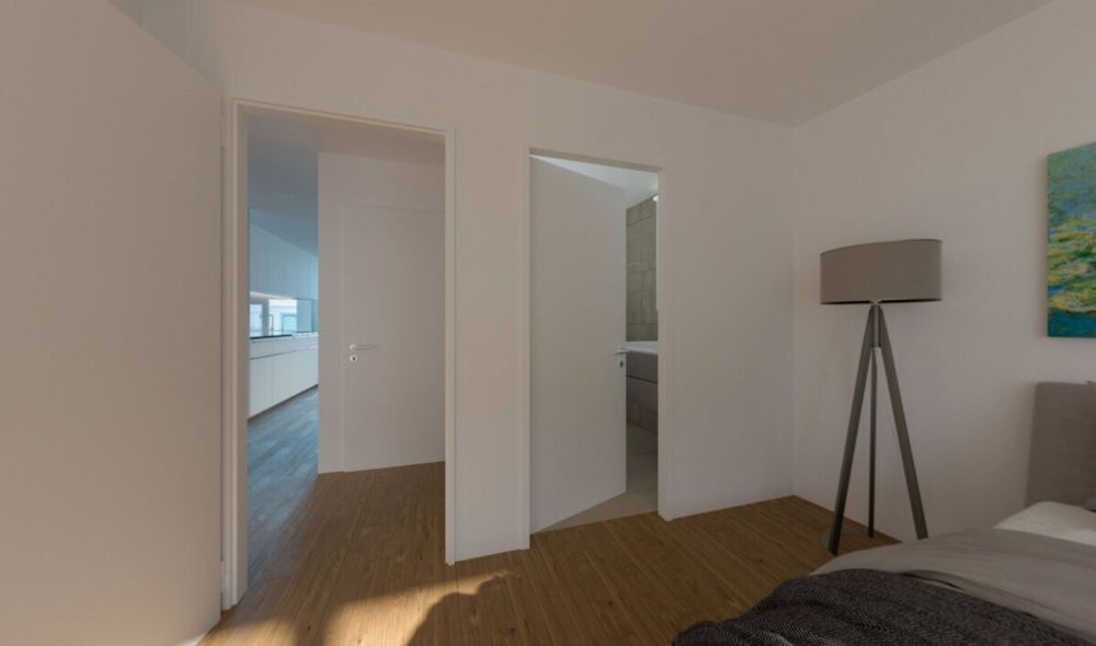 Moderne, helle Wohnung mit grossem Balkon - ideal für Kleinfamilien - Schlafzimmer 2