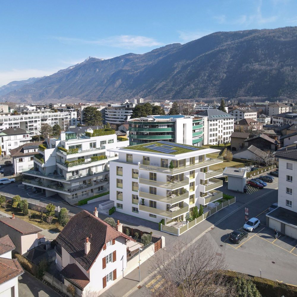 3.5 pièces au centre de Martigny dans nouvelle PPE Le Vieux Pont - Bild 6
