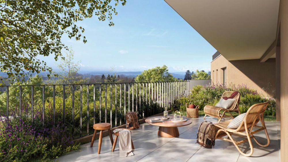 Schöne neue 3,5-Zimmer-Wohnung mit großer Terrasse und Aussicht - Bild 13