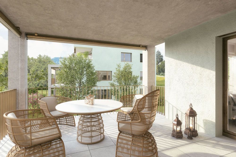 Schöne Gartenwohnung im Looggarten in Münchenstein - Referenzbild ähnlicher Wohnung im Looggarten