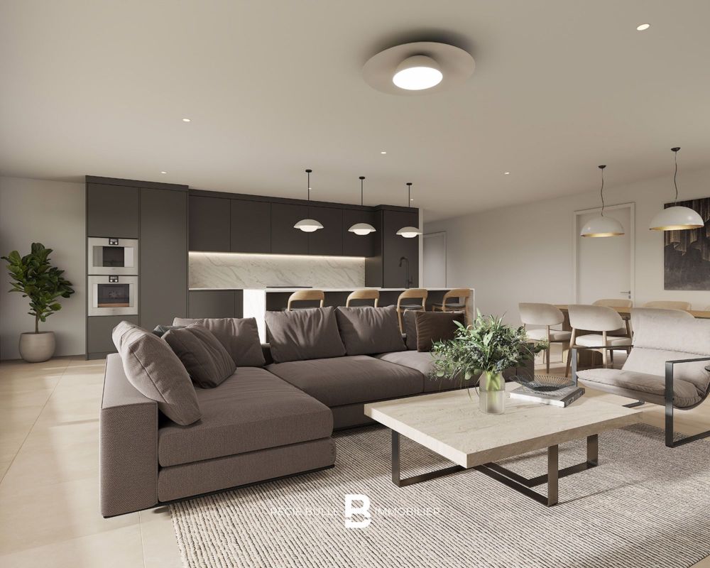 L'Écrin - Votre 4,5 pièces d'exception à St-Légier - Séjour Étages