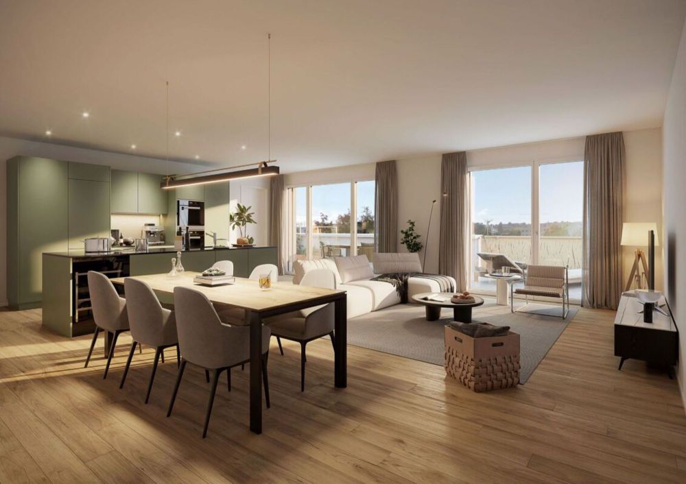 Neubauprojekt «Fliedergarten» - modernes Wohnen mit Stil und Nachhaltigkeit - hochwertige Obergeschosswohnung - Bild 8
