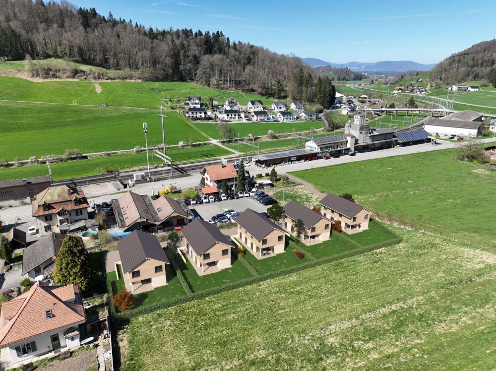 5 Einfamilienhäuser Überbauung Zälgli in 3475 Riedtwil - Bild 1