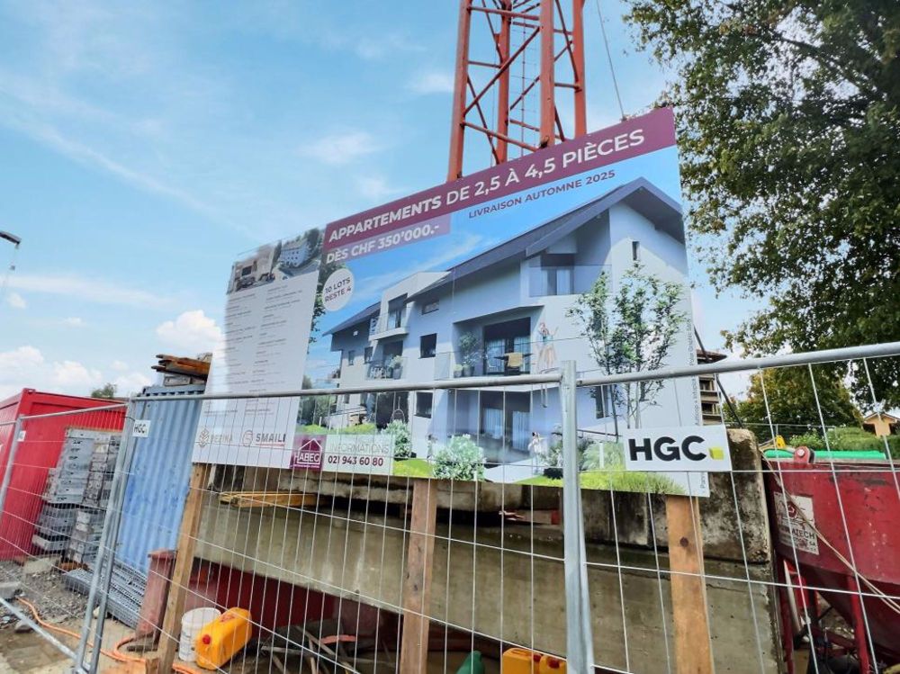 CHANTIER OUVERT, reste 3 lots ! Lot 4 - 3.5 pces au rez sup. d'env. 120 m2 - Bild 1