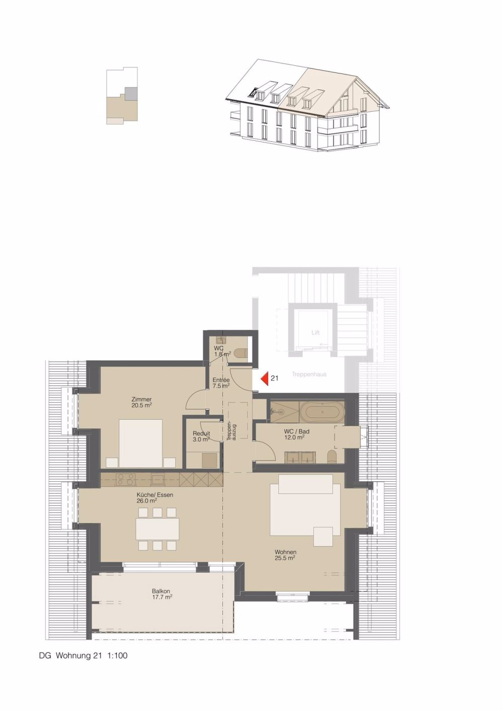 Neubau MFH Dorfperle - 6 modernen Eigentumswohnungen in Wallbach - Bild 10